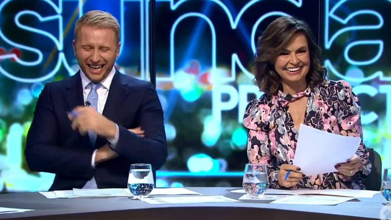 Hamish hosted The Sunday Project alongside Lisa Wilkinson.