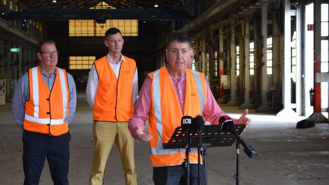 Bruce Saunders is also the Assistant Train Manufacturing Minister. Picture: Aden Stokes