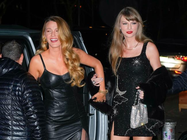 Blake Lively with former bestie Taylor Swift. Picture: Gotham/GC Images
