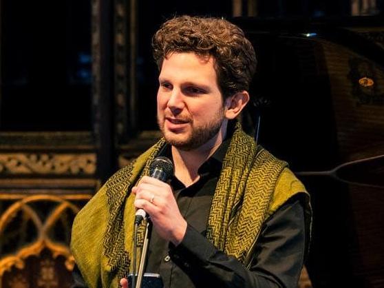 Australian pianist Jayson Gillham pictured at a performance in Manchester in June 2024, the concert raised money for the Palestine Children's Relief Fund. Picture: Abhishek Kodaganallur Pichumani