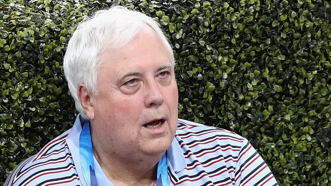 BRISBANE, AUSTRALIA - APRIL 07:  Australian businessman Clive Palmer looks on during Cycling on day three of the Gold Coast 2018 Commonwealth Games at Anna Meares Velodrome on April 7, 2018 on the Brisbane, Australia.  (Photo by Ryan Pierse/Getty Images)