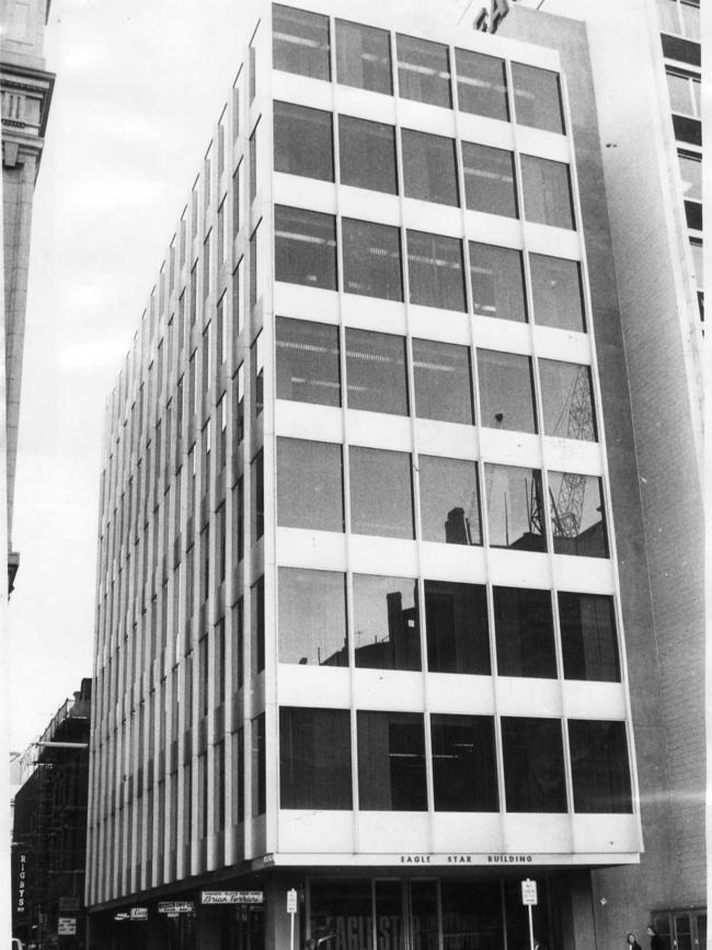 Eagle Star Insurance building at the corner of James Place and Grenfell St, Adelaide, 1972.