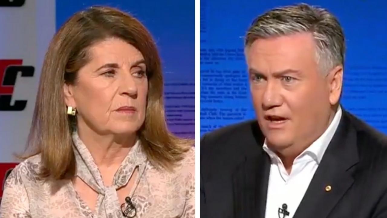 Caroline Wilson and Eddie McGuire.