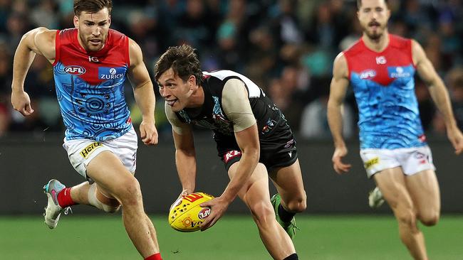 Is Zak Butters a Brownlow smoky? Picture: Sarah Reed/AFL Photos