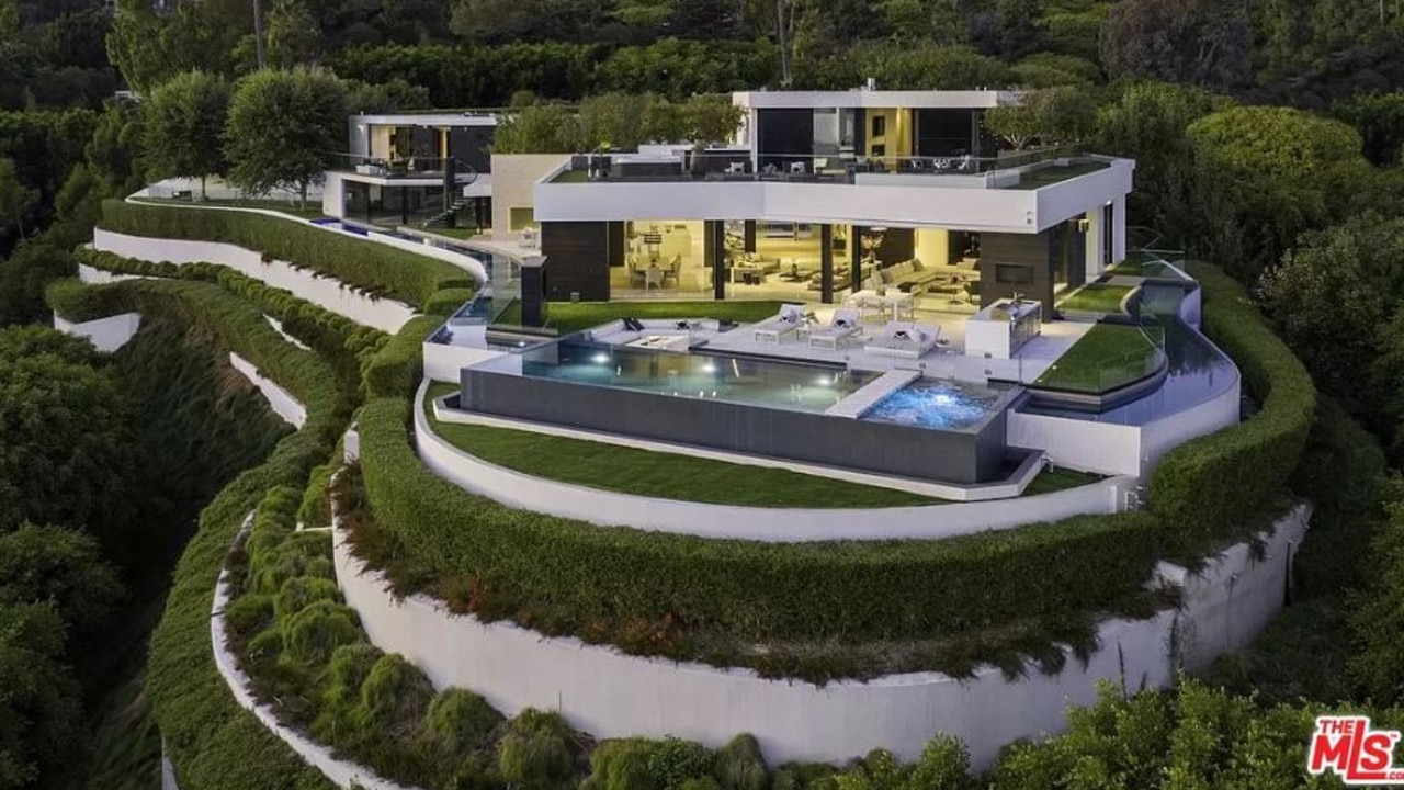 An outside view of the Beckham's family holiday rental. Picture: MLS