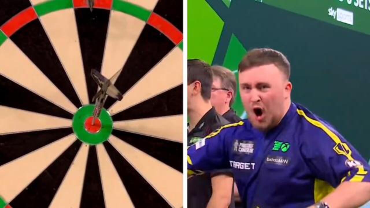 Brilliant bullseye for Littler in semi!