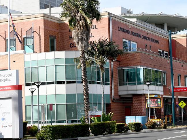 Liverpool Hospital in Sydney. Picture: NCA NewsWire/Jeremy Piper