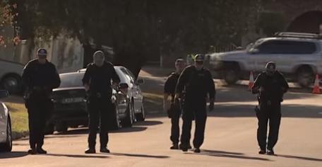 Police Search Merrylands Following Shooting of John Ibrahim's Bodyguard. Credit - NSW Police Force via Storyful