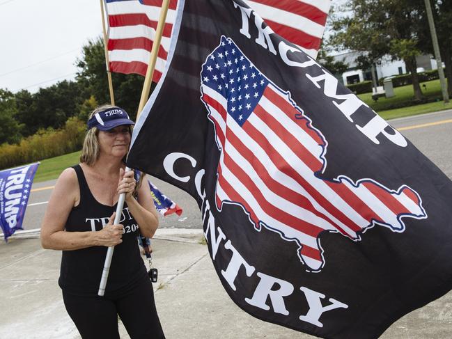 A Trump supporter in Florida. Picture: Angus Mordant for NewsCorp Australia