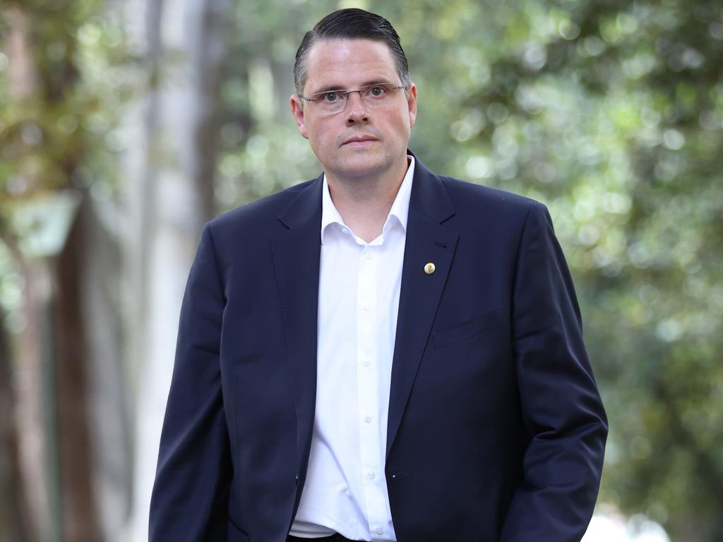 Shadow treasurer James Newbury says the government is lying to the property industry. Picture: David Caird