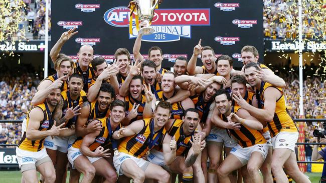 Richmond hasn’t reached the heights of Hawthorn’s 2013-15 threepeat.