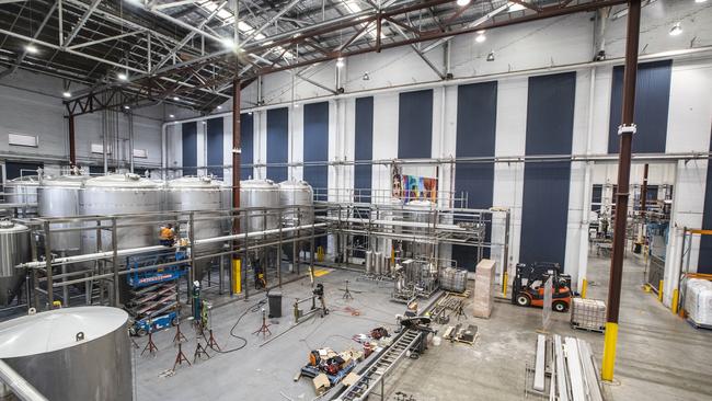 The new brewery and tap house opens on March 9. Picture: Simon Cross