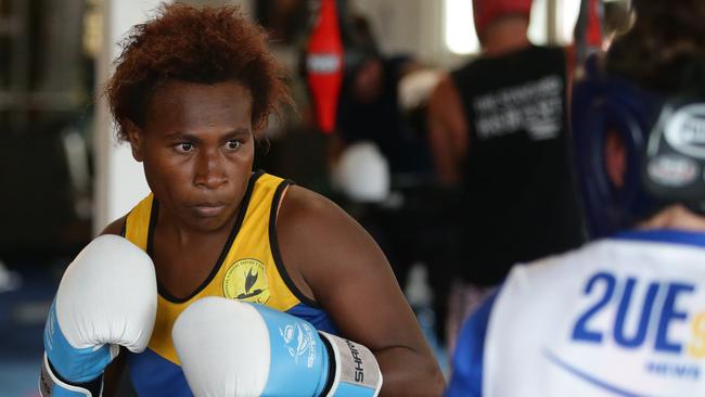 PNG female boxer Laizani Soma will make her international debut at the bout. Picture: Craig Wilson