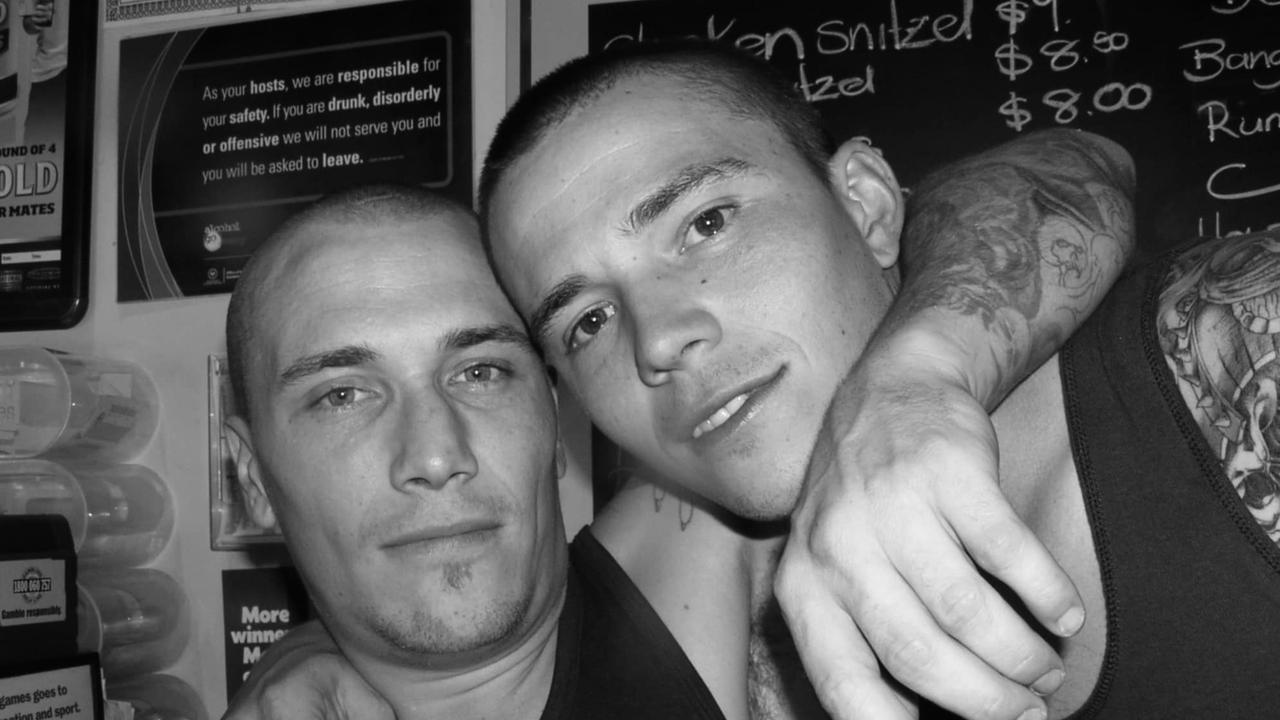 Jesse Sobey (left) pictured with his brother Alec. Picture: Supplied