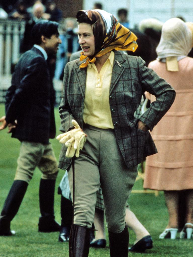 The Queen at Windsor Horse Show in 1988. Picture: Anwar Hussein, Getty Images