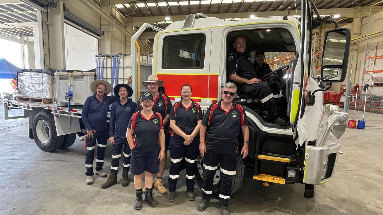 Queensland Fire Department personnel are bringing extra equipment and supplies to help the local firefighters on the ground between Einasleigh and Forsayth. Picture: QFD