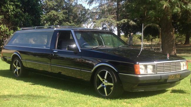 The 1983 hearse was sold within 20 minutes.