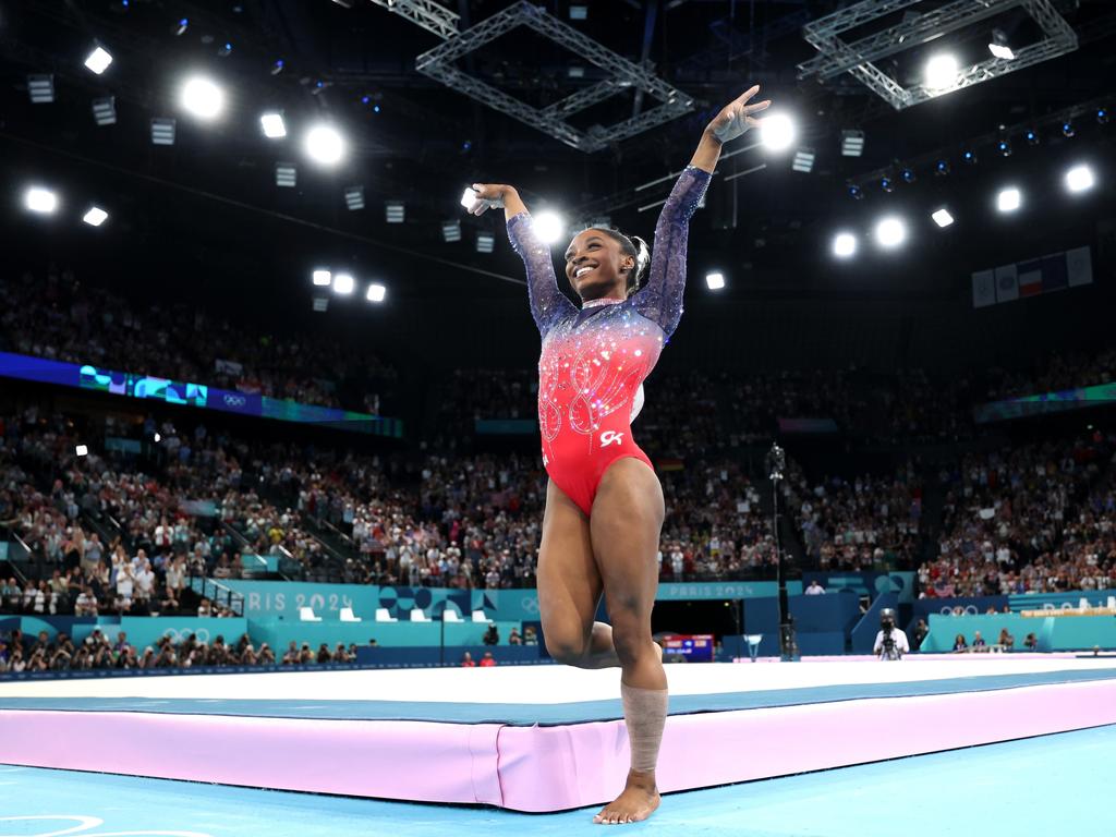 Simone Biles confirmed her GOAT status in 2024. Picture: Naomi Baker/Getty Images