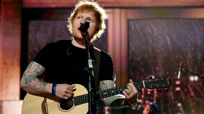 Maisie Peters says supporting Ed Sheeran has helped her get used to the big stage. Picture: Theo Wargo/Getty Images for The Rock and Roll Hall of Fame