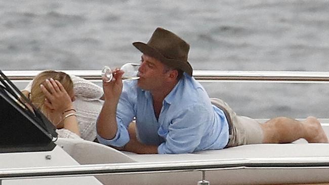 Karl and Jasmine on Sydney Harbour.