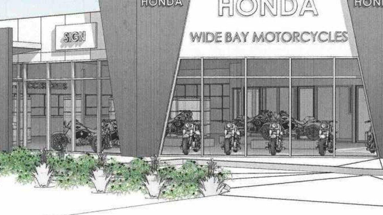 WKS Developments has lodged an appeal in the state’s planning courts against the council’s decision to reject its request to allow the showroom to be used for something other than bikes. Documents published online say the Hall Rd showroom was originally designed by Wide Bay Motorcycles.