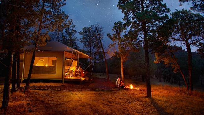 Ikara Safari Camp at the Wilpena Pound Resort. Picture: Adam Bruzzone