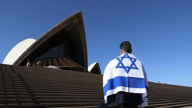 Ukrainian-Jewish man Anthony at the Opera House. Picture: John Feder