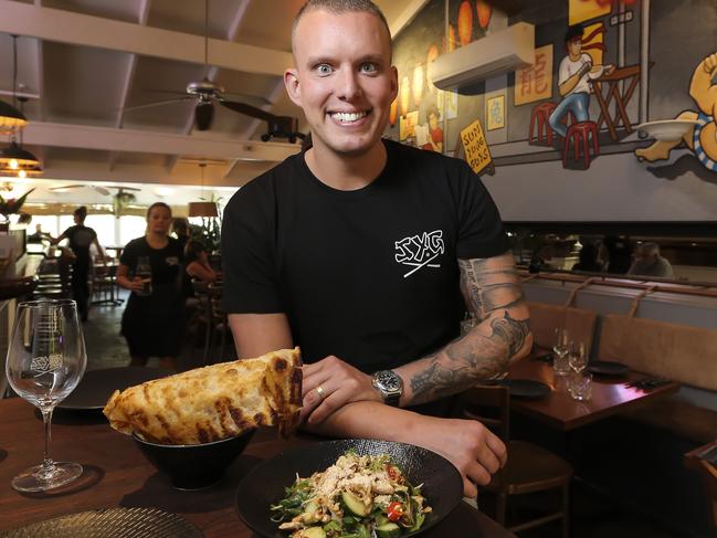 Matt Sinclair at his restaurant Sum Yung Guys at Sunshine Beach