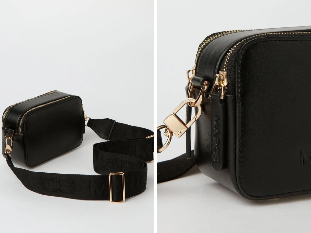 Marcs Budapest Black Camera Crossbody Bag. Picture: Myer.