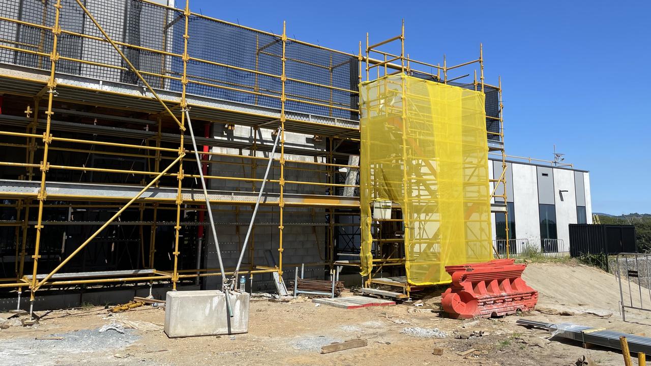 Tweed Valley Hospital in the process of development on March 1 2023. Picture: Savannah Pocock