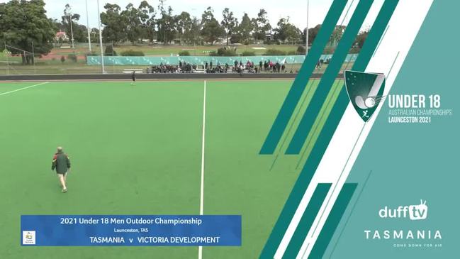 Replay: 2021 Australian Hockey Championships - Under 18 Boys - Vic DEV vs TAS