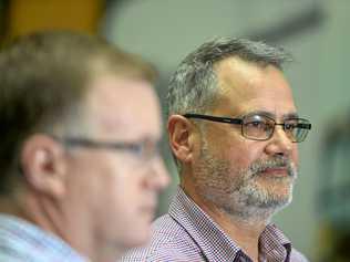 Ipswich City Council Administrator Greg Chemello (right). Picture: Cordell Richardson