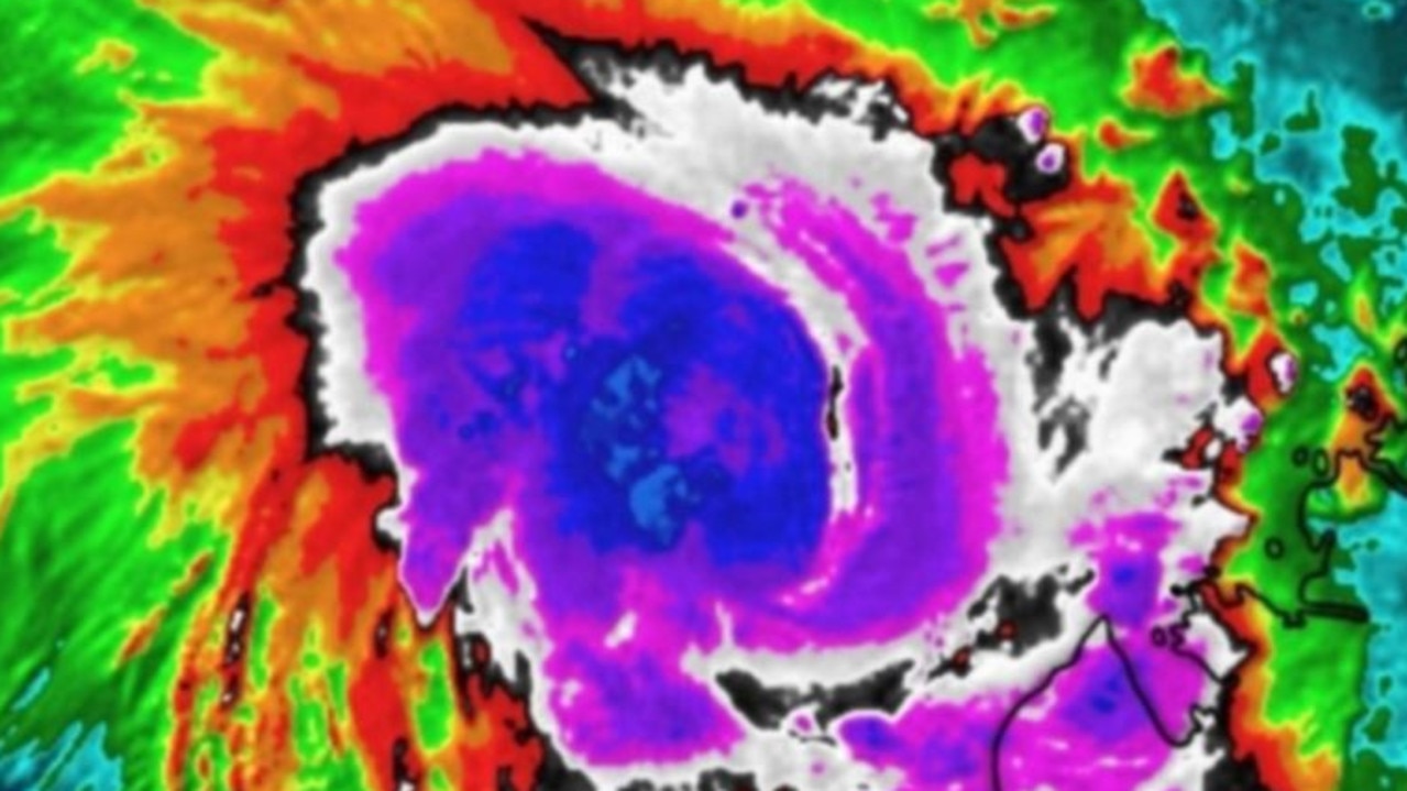 Tropical Cyclone Ilsa could cause severe damage. Picture: Angelic Panda Meteorology / Twitter via Windy.com