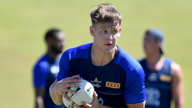 The son of Bulldogs legend Steve Price is looking to secure a spot at the Cowboys in 2021. Picture: Evan Morgan