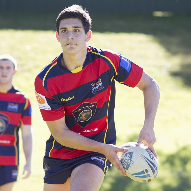 Ryan Matterson as a student at St Pauls's Catholic College.