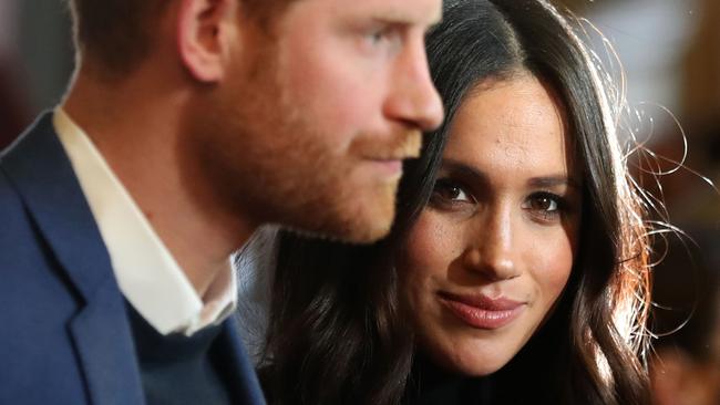 EDINBURGH, SCOTLAND - FEBRUARY 13:  Prince Harry and Meghan Markle attend a reception for young people at the Palace of Holyroodhouse on February 13, 2018 in Edinburgh, Scotland.  (Photo by Andrew Milligan - WPA Pool/Getty Images)