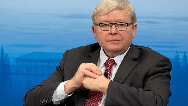 Former Australian Prime Minister Kevin Rudd. Picture: SVEN HOPPE