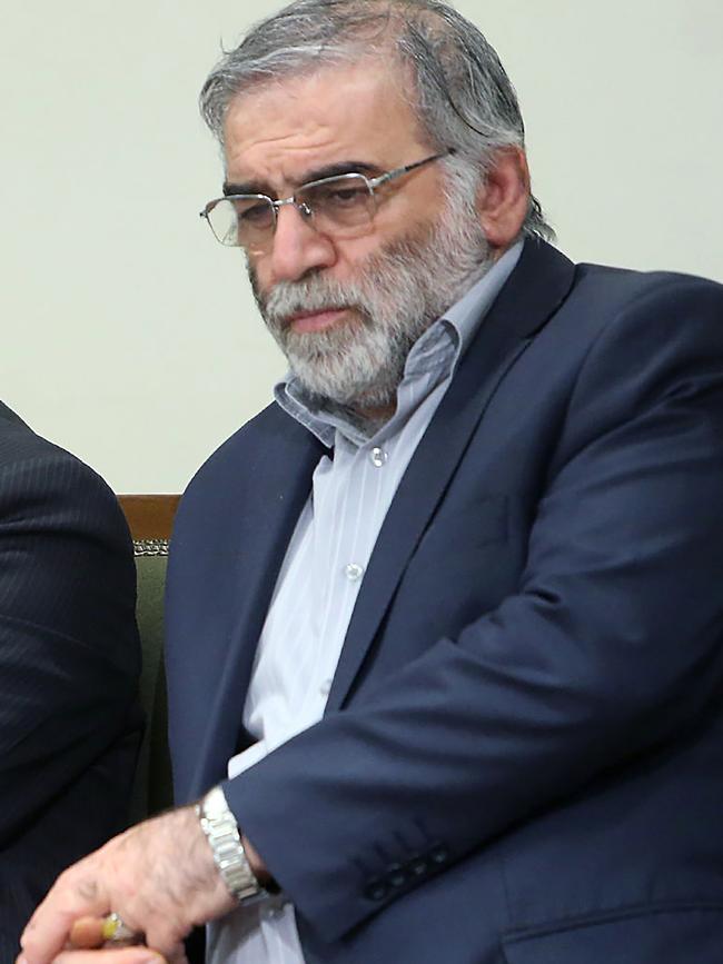 Iranian scientist Mohsen Fakhrizadeh has been assassinated. Picture: AFP