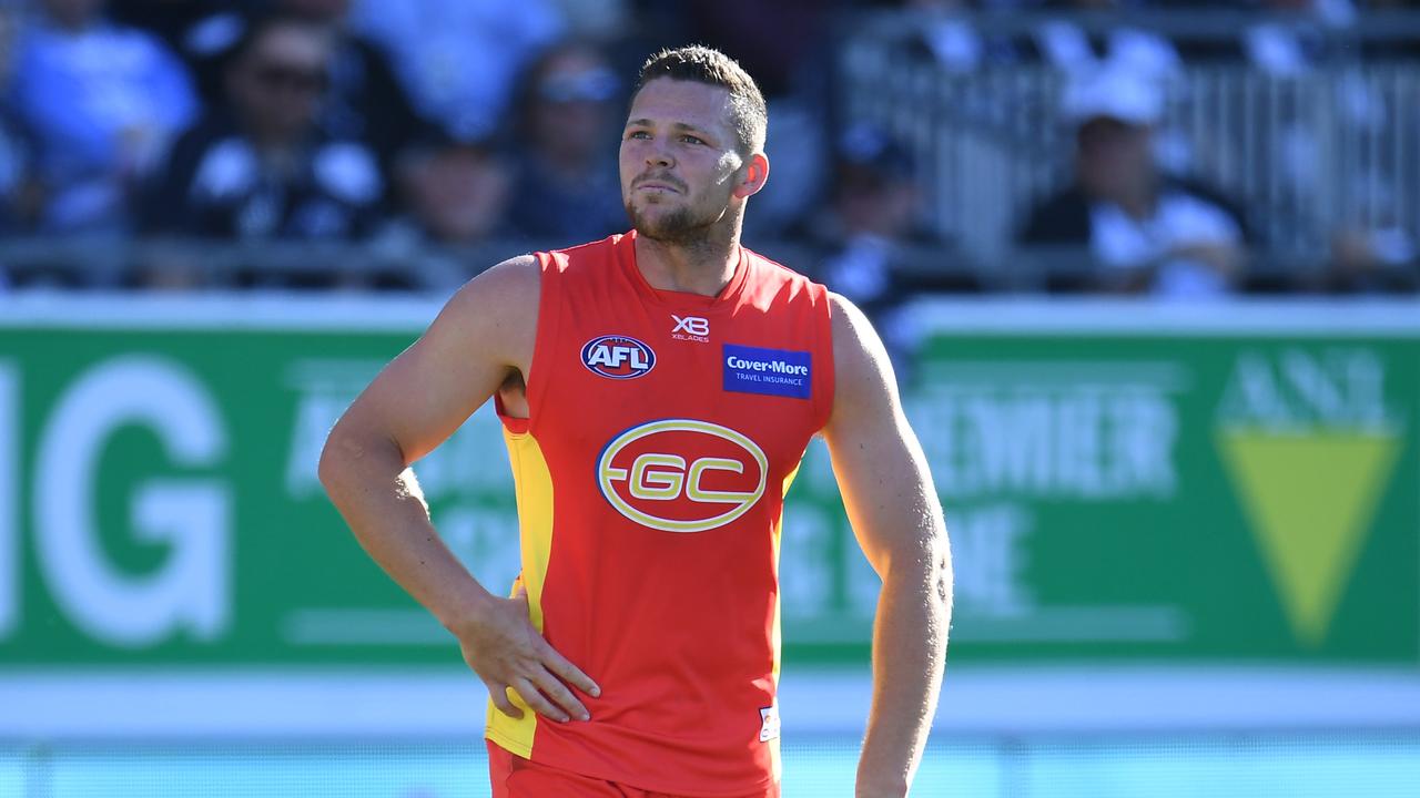 Steven May of the Suns has been linked to a move to Collingwood.