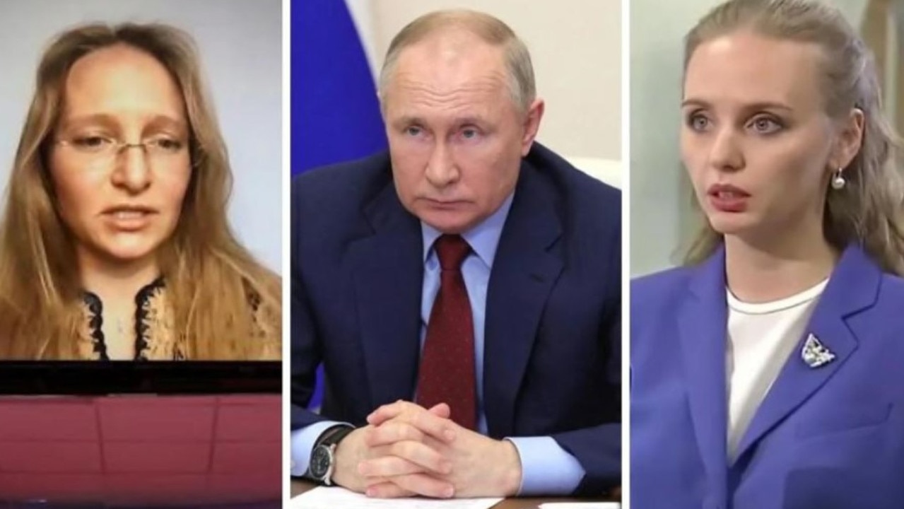 Australia will impose financial sanctions on Russian President Vladimir Putin's adult children, Katerina and Maria.