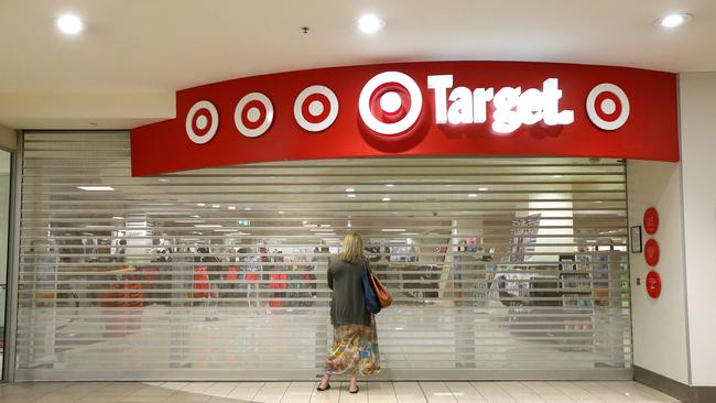 A shuttered Target store in Brisbane. Picture: Peter Wallis