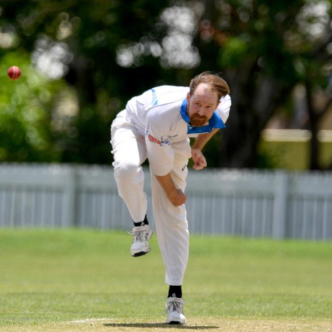 Townsville A Grade cricket game between Brothers and Wanderers at John McCullock Oval. Brothers Justin Rawlins. Picture: Evan Morgan