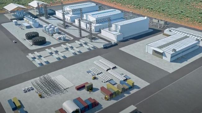 The world's biggest hydrogen production facility, power plant and storage planned for Whyalla.