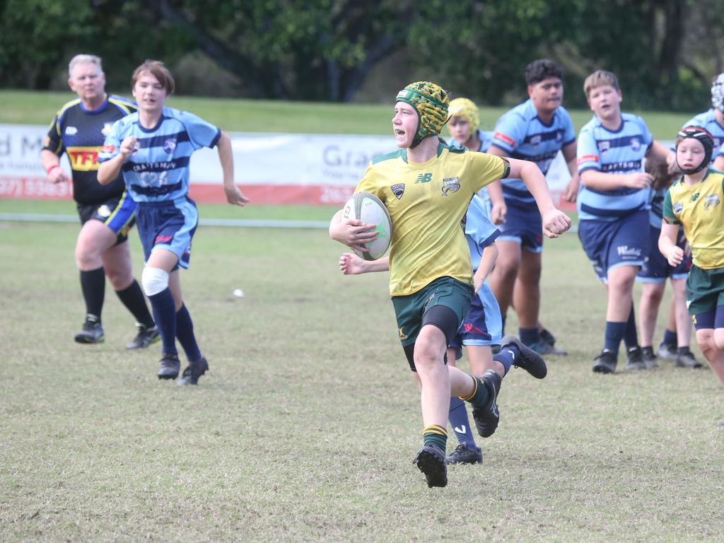 GCDRU juniors U13. Helensvale vs. Surfers Paradise. 14 July 2024 Surfers Paradise Picture by Richard Gosling