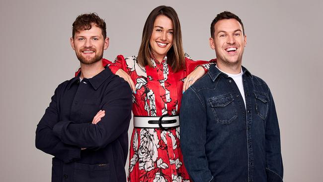 Nova's former breakfast team Ben, Liam &amp; Belle have moved to late drive. Picture: supplied