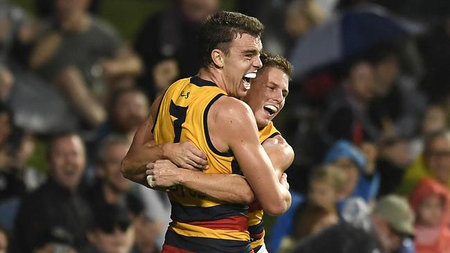 Adelaide has the youngest list in the competition. Picture: Albert Perez/AFL Photos/via Getty Images