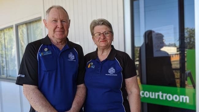 Phil and Anne Semple are an integral cog at Gatton Magistrates Court. Photo: Ebony Graveur