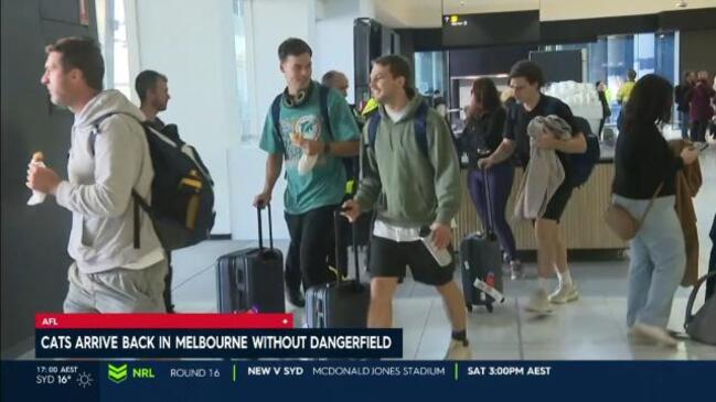 Geelong arrive in Melbourne without Dangerfield