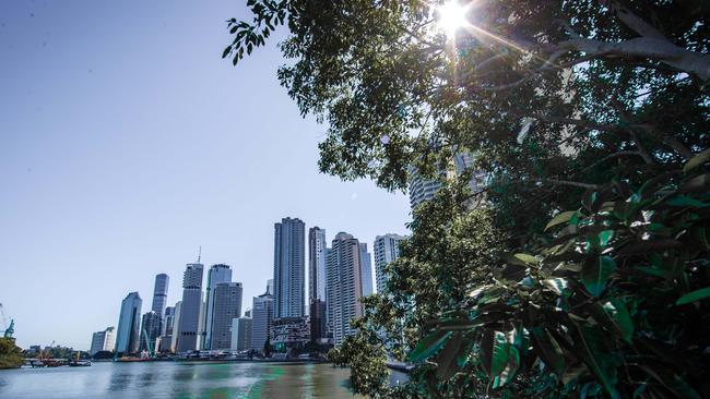 Brisbane property prices have hit a record high despite national home prices remaining relatively flat. Picture: Nigel Hallett