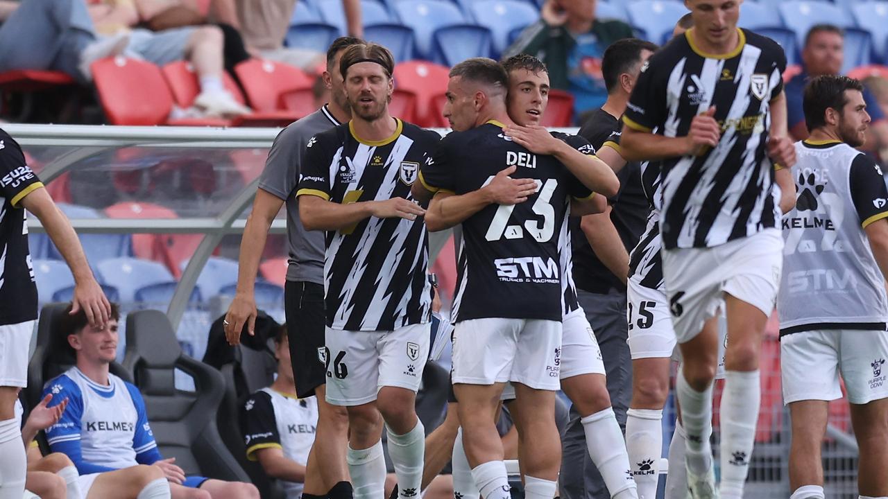 Bernardo Oliveira was on the scoresheet for Macarthur. Photo: Scott Gardiner/Getty Images.